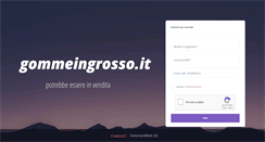 Desktop Screenshot of gommeingrosso.it